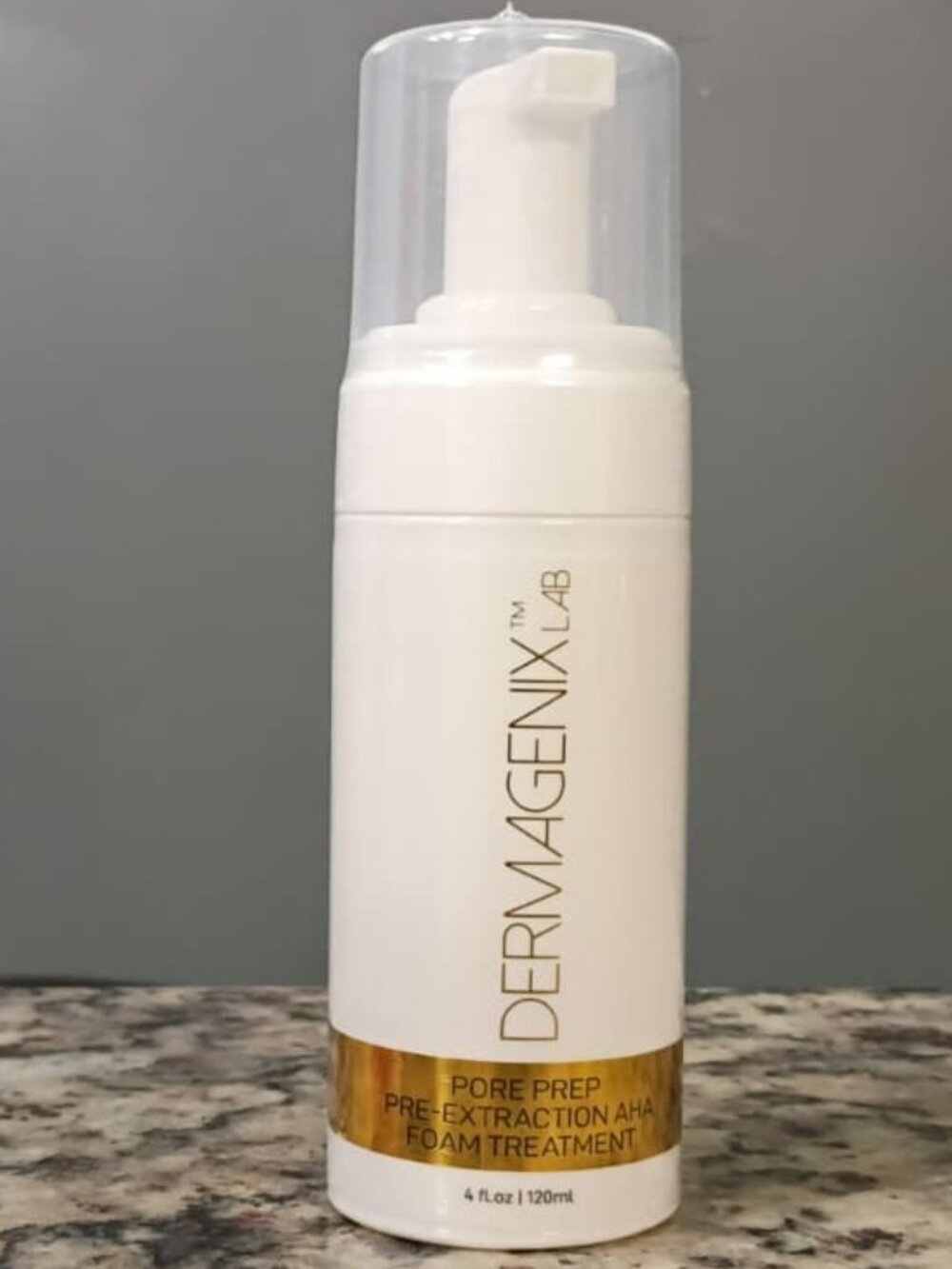 DERMAGENIX LAB PORE PREP PRE-EXATRACTION AHA FOAM TREATMENT-4oz/120ml-NEW-SEALED
